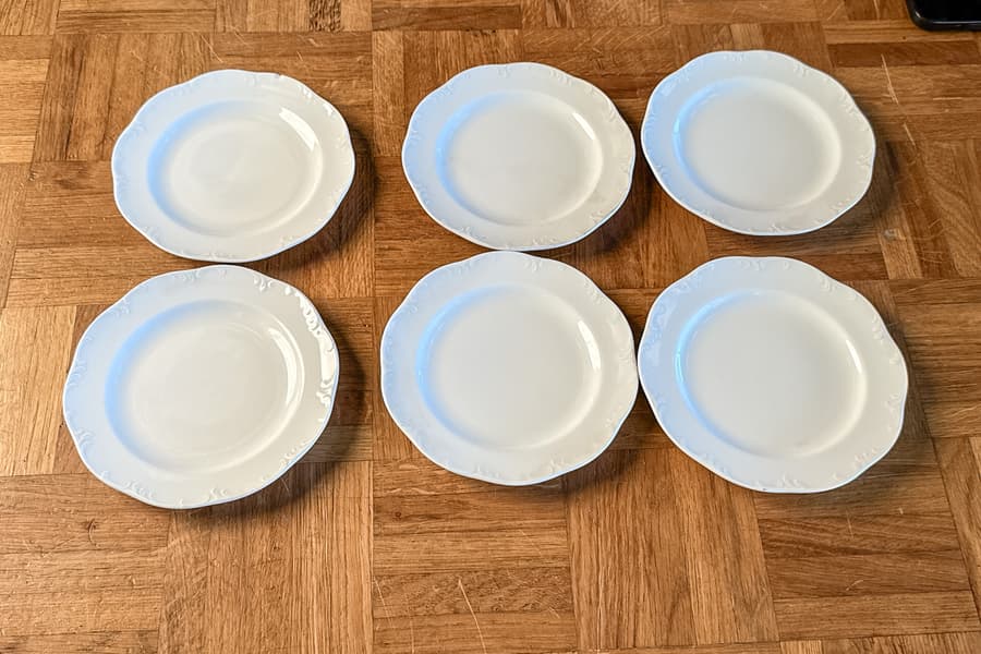6 Porzellan Untertassen Rosenthal